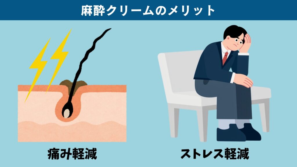 2 benefits of anesthetic cream