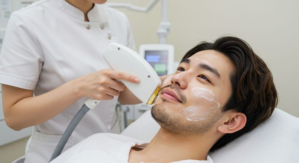 Beard hair removal at Regina Clinic