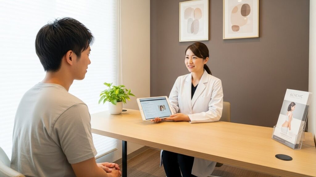 Counseling session with a doctor at Regina Clinic