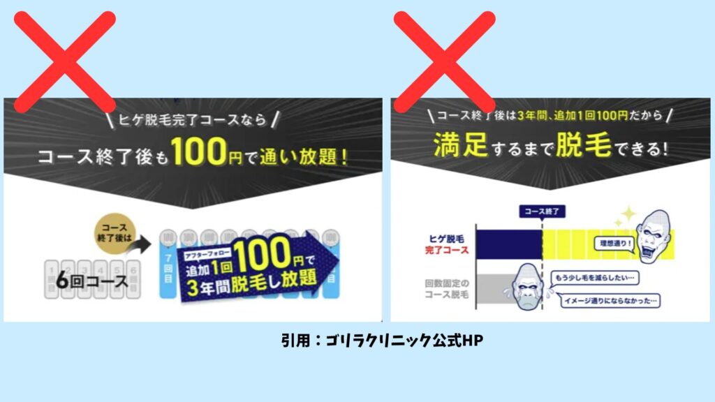 Gorilla Clinic 100 Yen Plan Details 2