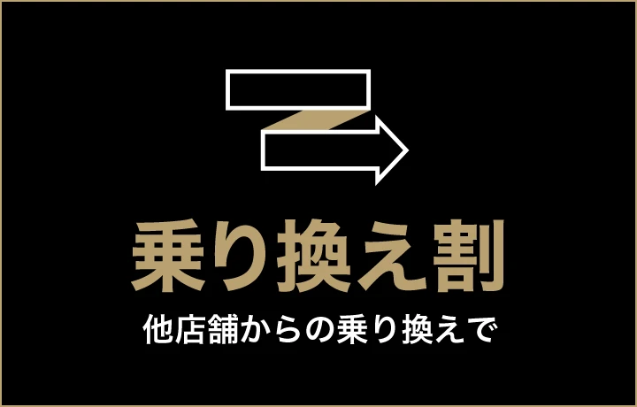 ゴリラクリニックの乗り換え割の公式サイトの記載