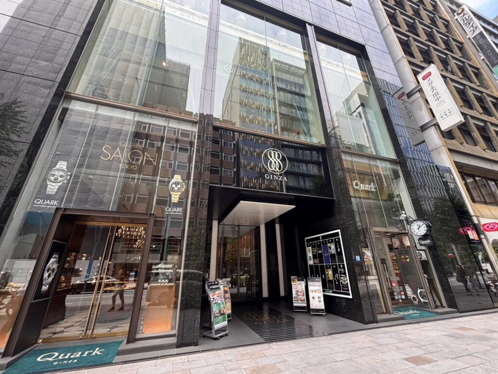 メンズリゼ銀座院が入る銀座888ビルの外観