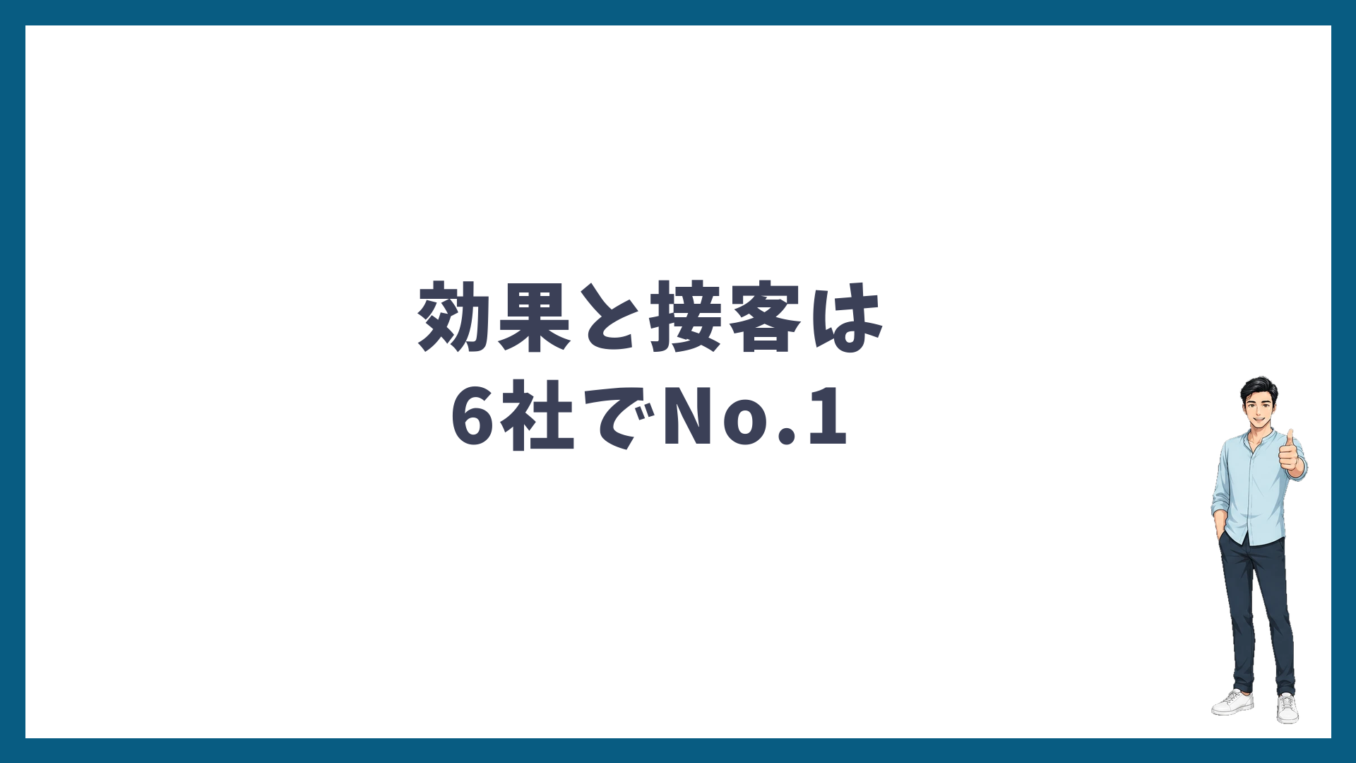 ゴリラクリニックの効果と接客は6社でNo.1